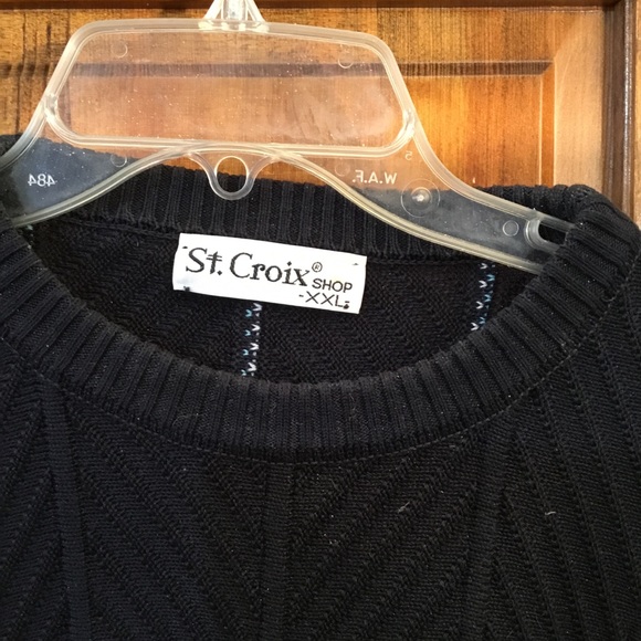 St Croix sweater, size XXL, ribbed knit, cotton / microfiber - Picture 2 of 3